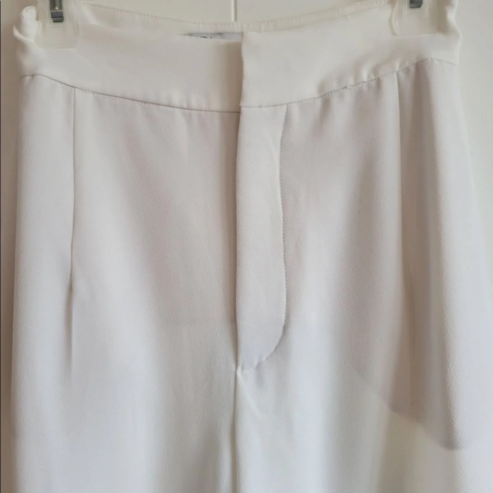 Zara cream color flowy wide leg pants.  size Med but waist is more like a small.
